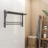 Полотенцесушитель электрический TERMINUS ГОРИЗОНТ П8 800х600 черный муар 4670078543608